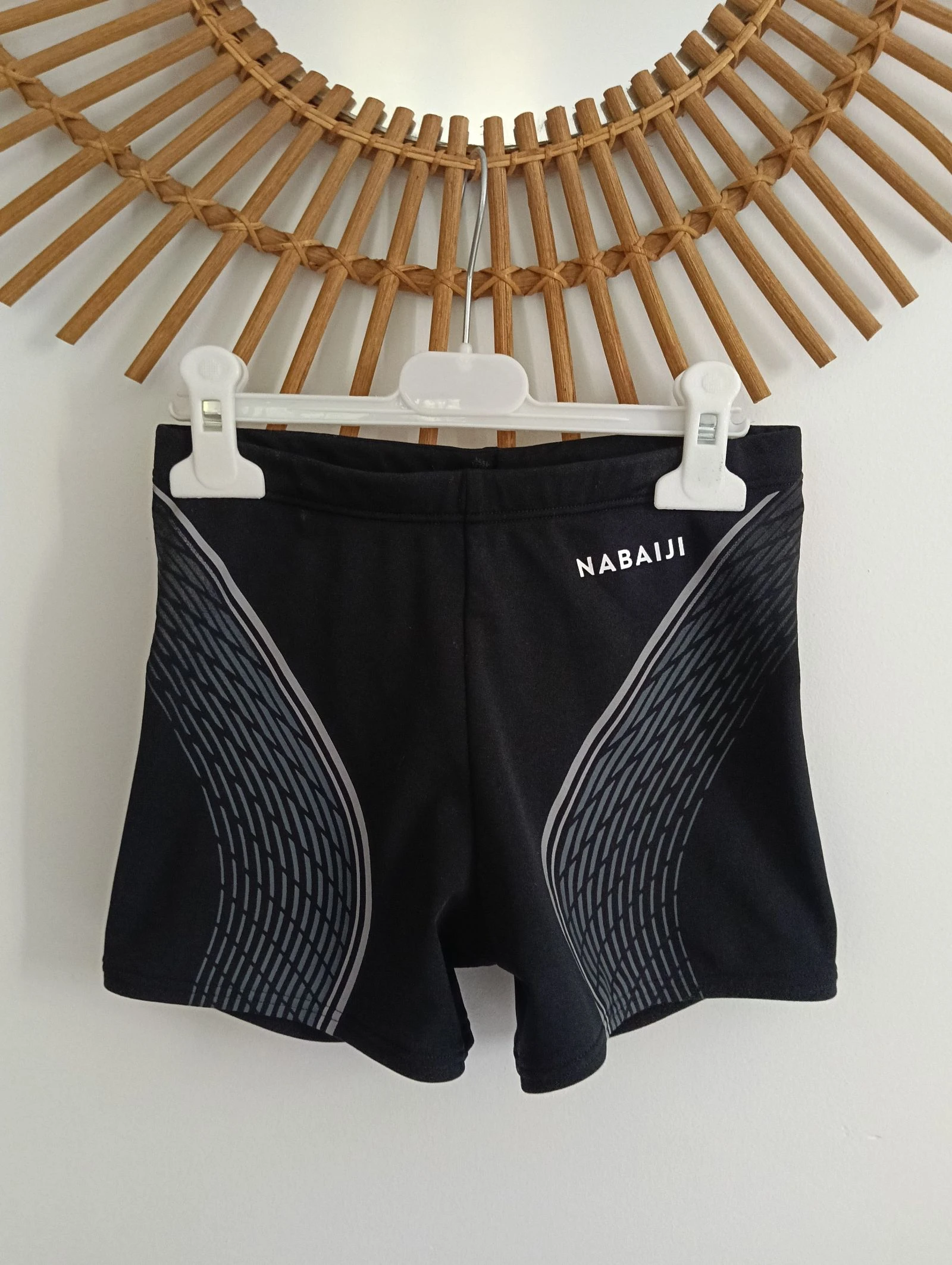 Boxer de bain noir nabaiji
